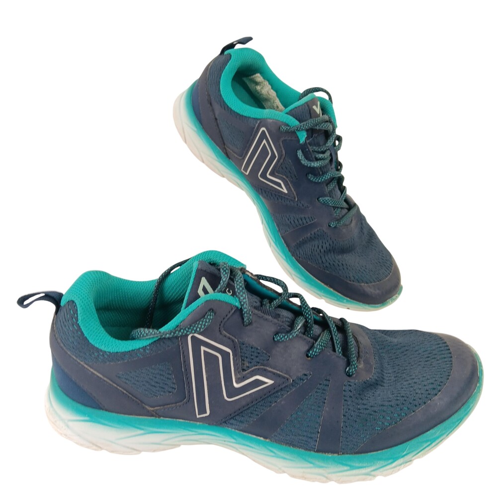 Vionic Shoes Womens Size 9 Blue Teal Miles Running Walking Sneakers Orthotic 335
